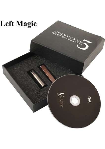Coinvexed 3 Üçüncü Nesil (Dvd + Hile) Sihirli Hileler Komedi Madeni Para Bükme Magica Sahne Zihinsellik Illüzyon Aksesuarlar Sahne (Yurt Dışından)