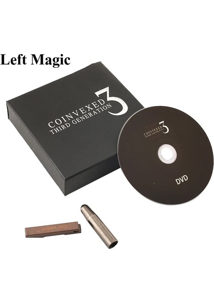 Coinvexed 3 Üçüncü Nesil (Dvd + Hile) Sihirli Hileler Komedi Madeni Para Bükme Magica Sahne Zihinsellik Illüzyon Aksesuarlar Sahne (Yurt Dışından)