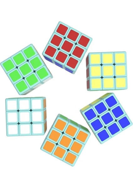 Pembe Tarzı 1 cm Mini Küp Minyatür Küp Hız Küpü Mikro Küp 3*3 Parmak Ucu Küpü En Küçük Küp 1cm Yetişkin Eğitimi Oyuncaklar (Yurt Dışından)