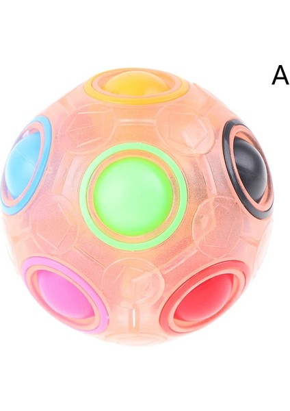 Bir Stil Fidget Oyuncaklar Stres Giderici Gökkuşağı Sihirli Top Plastik Bulmaca Oyuncaklar Pop It (Yurt Dışından)