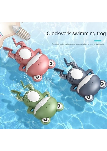 Pk Tarzı Yaratıcılık Çocuk Zincirde Suda Oynamak Clockwork Yüzme Sırtüstü Küçük Kurbağa Bebek Yıkanmak Sevimli Yatıştırmak Hayvan Oyuncak Hediye (Yurt Dışından) fırsatları