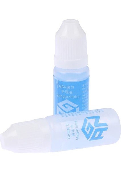 Stil 2-N1 Stili Gan Magic Cube Madeni 10ML Yağ Silikon Yağları Için Standart Madeni Rubik Küpü (Yurt Dışından) modelleri
