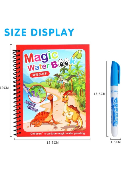 Robot Stili 1 Takım Montessori Boyama Kitabı Doodle ve Sihirli Kalem Boyama Çizim Tahtası Çocuklar Için Oyuncaklar Sihirli Su Çizim Kitap Doğum Günü Hediyesi Zxh (Yurt Dışından) fiyatları