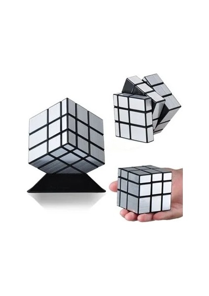 Mavi Stil Sengso Shengshou Bulmaca Magico Cubo 3x3 Pürüzsüz Ayna Küp Sihirli Küp 5.7 cm Bükülen Bulmaca Küp Oyuncak Çocuklar Çocuklar Için (Yurt Dışından)