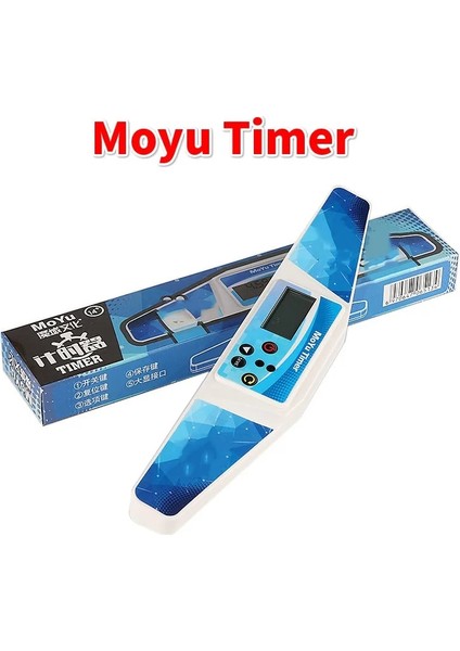 Zamanlayıcı Stili Moyu Sihirli Küp Zamanlayıcı ve Mat Yarışması Küp Mat Hız Küp Moyu Küp Oyunu Adanmış Zamanlayıcı Mat Eğitici Çocuk Oyuncak (Yurt Dışından)