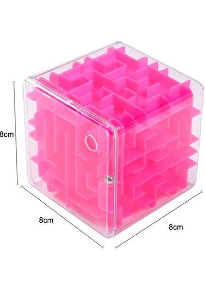 Kırmızı Stil Laberinto 3D Labirent Küp Beyin Bulmaca Çocuk Oyuncakları Anksiyete ve Stres Giderici Juegos Antiestres Zauberwürfel Kostka Antystresowa (Yurt Dışından)