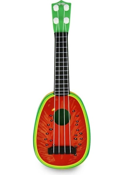 Karpuz Gitar Tarzı Müzikli Oyuncak Seti Rulo Davul Gitar Aletleri Band Kiti Çocuklar Erken Eğitici Oyuncak Hediye Bebek Kavrama El Çan Müzikli Oyuncaklar Zxh (Yurt Dışından)