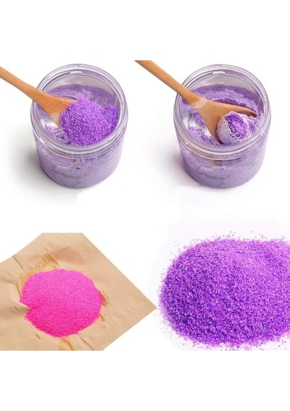 50G Mor Tarzı 50G Çocuklar Dıy Sihirli Islak Değil Kum Oyuncaklar Çocuklar Için Komik Inanılmaz Uzay Balçık Kalıplama Islak Olmayan Kum Sanatı Oyuncak (Yurt Dışından)