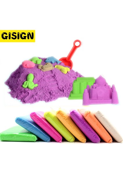 100G-ALTIN Kum Stili 100GBAG Kum Balçık Yumuşak Kil Yenilik Plaj Oyuncakları Modeli Kil Dinamik Hareketli Sihirli Kum Oyuncaklar Çocuklar Için (Yurt Dışından)