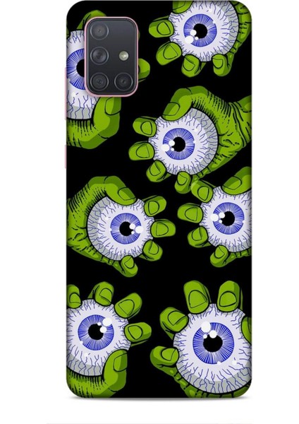 Samsung Galaxy A91 Kılıf Caliburn 23 Gözler Telefon Kabı