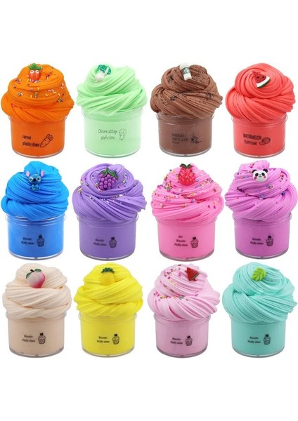 Pitaya Stili [stokta] 60ML Meyveli Kek Balçık Kabarık Floam Çocuklar Modelleme Kil Oyuncaklar Polimer Güvenli Pamuk Bisküvi Balçık Çocuklar Için Stres Karşıtı Hediye (Yurt Dışından) indirimleri