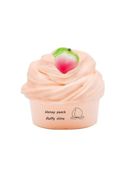 Şeftali Tarzı [stokta] 60ML Meyveli Kek Balçık Kabarık Floam Çocuklar Modelleme Kil Oyuncaklar Polimer Güvenli Pamuk Bisküvi Balçık Çocuklar Için Stres Karşıtı Hediye (Yurt Dışından)