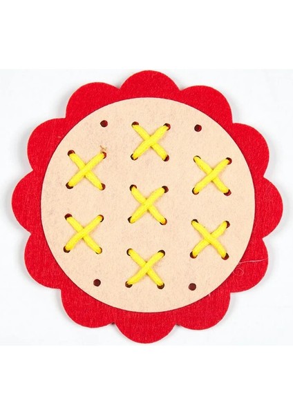 Kırmızı Stil Yeni Montessori Eğitici Oyuncaklar Çocuk Yaratıcılık Kılavuzu Diy Örgü Kumaş Erken Öğrenme Öğretim Yardımcıları Matematik Anaokulu Oyuncakları (Yurt Dışından)