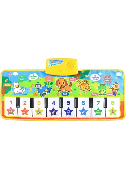 B 90X27CM Stili Sıcak Büyük Boy Bebek Müzikal Oyun Matı Hayvan Sesli Ayarlanabilir Piyano Klavye Oyuncak Enstrüman Infantil Erken Eğitim Hediye (Yurt Dışından) fiyatları