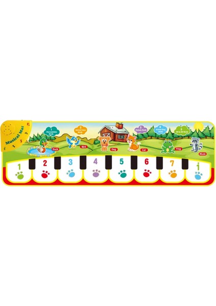B 90X27CM Stili Sıcak Büyük Boy Bebek Müzikal Oyun Matı Hayvan Sesli Ayarlanabilir Piyano Klavye Oyuncak Enstrüman Infantil Erken Eğitim Hediye (Yurt Dışından) indirimleri