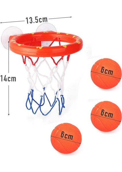Gri Stil Yürüyor Banyo Oyuncakları Çocuklar Çekim Sepeti Küvet Su Oyun Seti Bebek Kız Erkek Için 3 Mini Plastik Basketbol Komik Duş ile (Yurt Dışından) modelleri