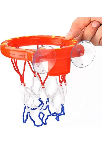 Gri Stil Yürüyor Banyo Oyuncakları Çocuklar Çekim Sepeti Küvet Su Oyun Seti Bebek Kız Erkek Için 3 Mini Plastik Basketbol Komik Duş ile (Yurt Dışından) fırsatları