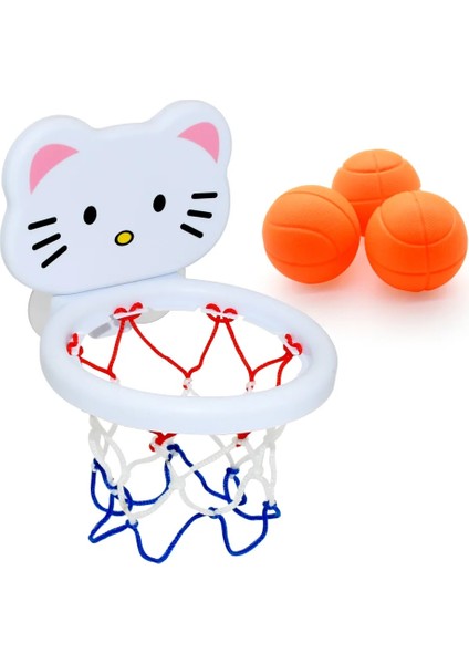 Kedi 1 Adet Tarzı Bebek Banyo Oyuncak Yürümeye Başlayan Çocuk Su Oyuncakları Banyo Küveti 3 Toplu Basketbol Poşeti Çocuklar Açık Oyun Seti Sevimli Panda (Yurt Dışından)