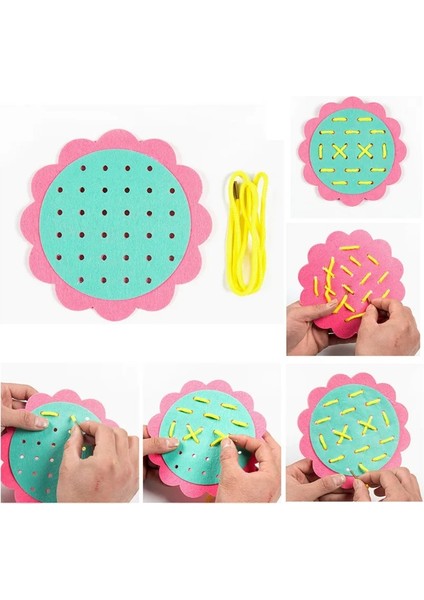 No.10 Tarzı Yeni Montessori Eğitici Oyuncaklar Çocuk Yaratıcılık Kılavuzu Diy Örgü Kumaş Erken Öğrenme Öğretim Yardımcıları Matematik Anaokulu Oyuncakları (Yurt Dışından)
