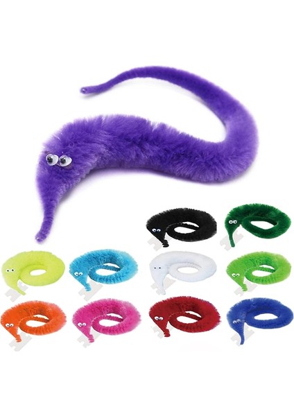 2 Adet Rastgele Stil Bulanık Sihirli Solucan Trick Oyuncaklar Çocuklar Için Wiggly Bükülen Solucan Görünmez Bir Dize Karnaval Partisinde Çocuklara Yanadır Sihirli Sahne (Yurt Dışından)