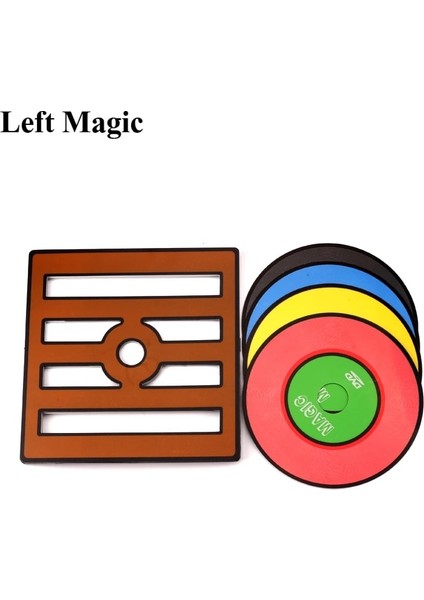 Renk Değiştiren Cd'ler Vag CD Sihirli Hileler (Ipek Dahil Değildir) Disk Klip Sahne Sihirli Sahneler Mentalism Illüzyon Hile (Yurt Dışından)