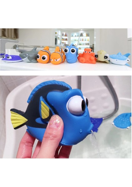H Tarzı Bulma Nemo Bebek Banyo Oyuncakları Çocuklar Komik Yumuşak Kauçuk Şamandıra Sprey Su Sıkma Oyuncaklar Küvet Kauçuk Banyo Çocuklar Için Hayvanlar Oyna (Yurt Dışından) indirimleri