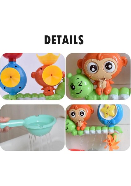 1 Takım Stili Bebek Banyo Oyuncak Duvar Sunction Cup Parça Su Oyunları Oyuncaklar Çocuk Su Banyosu Banyo Duş Su Oyuncak Çocuklar Için Doğum Günü Hediyeleri (Yurt Dışından) modelleri