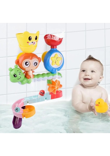 1 Takım Stili Bebek Banyo Oyuncak Duvar Sunction Cup Parça Su Oyunları Oyuncaklar Çocuk Su Banyosu Banyo Duş Su Oyuncak Çocuklar Için Doğum Günü Hediyeleri (Yurt Dışından) fırsatları