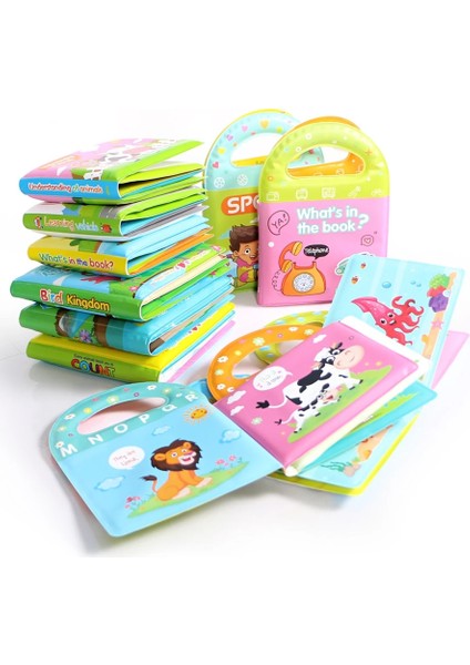 A545 Stili Yumuşak Bebek Eva Karikatür Banyo Kitapları Bb Düdük ile Erken Eğitici Banyo Oyuncakları Etkinlik Su Geçirmez Sayfalar Toddler Için Bebek Kitabı (Yurt Dışından) fiyatları