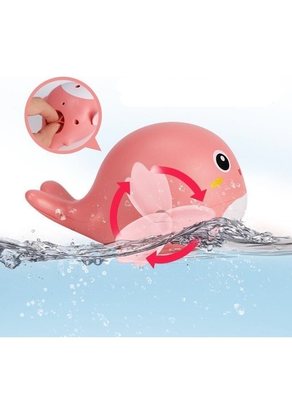 A01 Stili 1 Adet Bebek Banyo Oyuncakları Sevimli Karikatür Kaplumbağa Balina Hayvan Yürüyor Su Oyuncak Bebek Yüzmek Zincir Clockwork Yaz Saati Çocuk Oyuncak (Yurt Dışından)