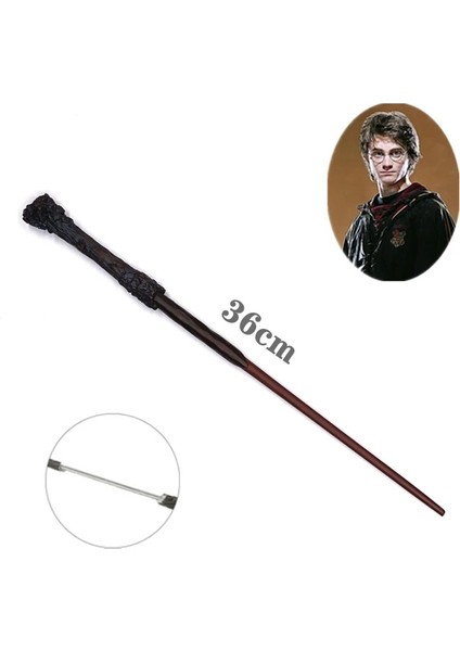 Voldmort-12 Tarzı 24 Çeşit Metal Çekirdek Sihirli Komik Değnek Kutusu Rol Oynama (Yurt Dışından) modelleri