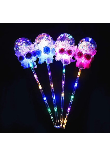 Sarı Stil 1 Adet Kalp Yıldız Şekli Glow Stick LED Aydınlık Sihirli Değnek Oyuncak Gül Çiçek LED Parti Konser Malzemeleri Çocuklar Için Hediye Babys (Yurt Dışından)