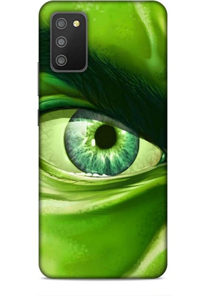 Samsung Galaxy M02S Kılıf Caliburn 29 Hulk Göz Makro Leke Tutmaz Kapak