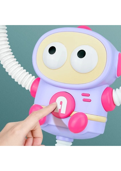 Ayı Stili Elektrikli Duş Su Püskürtme Banyo Oyuncakları Kawaii Salyangoz Ayı Robot Modeli Yağmurlama Çocuklar Çocuklar Için Bebek Banyo Küvet Musluk (Yurt Dışından)