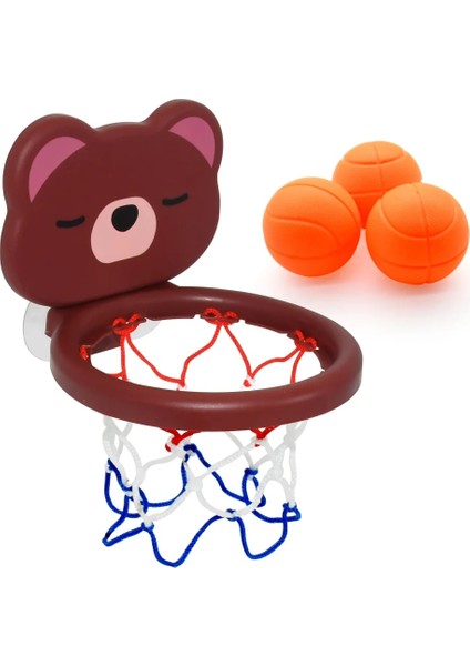 1 Adet Tarzı Ayı Bebek Banyo Oyuncak Yürümeye Başlayan Çocuk Su Oyuncakları Banyo Küveti 3 Toplu Basketbol Poşeti Çocuklar Açık Oyun Seti Sevimli Panda (Yurt Dışından)