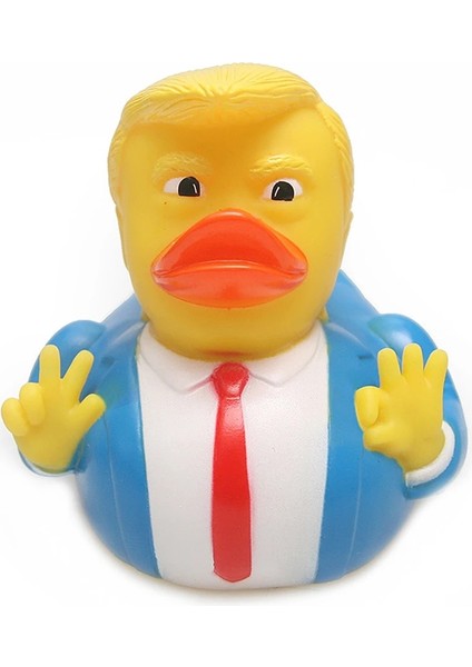 Sarı Stil Yeni Karikatür Trump Ördeği Banyo Duş Su Yüzen Abd Başkanı Lastik Ördek Bebek Oyuncak Su Oyuncak Duş Ördeği Çocuk Banyo Şamandıra Oyuncak (Yurt Dışından)