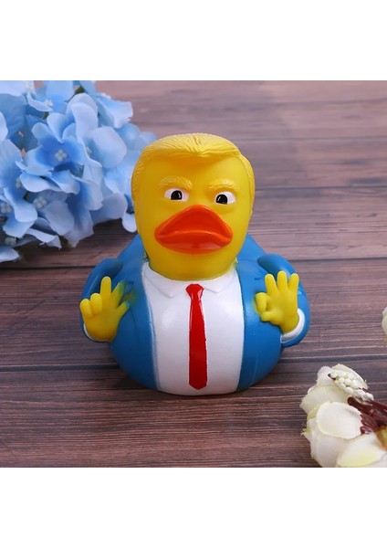 Sarı Stil Yeni Karikatür Trump Ördeği Banyo Duş Su Yüzen Abd Başkanı Lastik Ördek Bebek Oyuncak Su Oyuncak Duş Ördeği Çocuk Banyo Şamandıra Oyuncak (Yurt Dışından) fırsatları