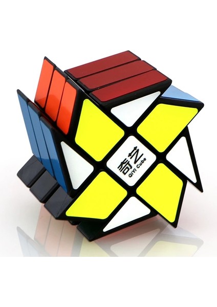 2x2 Ayna Altın Tarzı Qiyi Magic Ube Siyah Hız Ubo Magico 6x6 7x7 Mega Piramit Skew Sq-1 (Yurt Dışından)