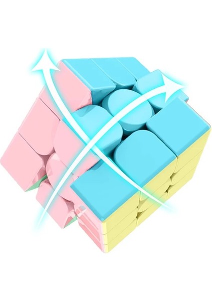 3x3 Etiketsiz Stil Moyu Küpler Sihirli Küp Qiyi Küp Hız Küpü 3x3 Cubo Magico Profesyonel Sihirli Küp Oyun Küpü Çocuklar Için Hediye Küpü (Yurt Dışından) modelleri
