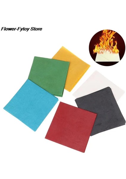 Mavi Stil Sıcak ve Magic Firepaper Sihirli Hileler Sahne Sokak Sihirli Sahne Oyuncaklar 10*10CM (Yurt Dışından)