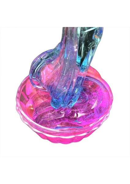 Mavi Pembe Slime Stili Diy Renk Şeffaf Balçık Tutkal Oyuncaklar Malzemeleri Temizle Kabarık Slimes Köpük Macun Hamuru Bulut Balçık Topu Kil Kiti Çocuklar Için (Yurt Dışından)