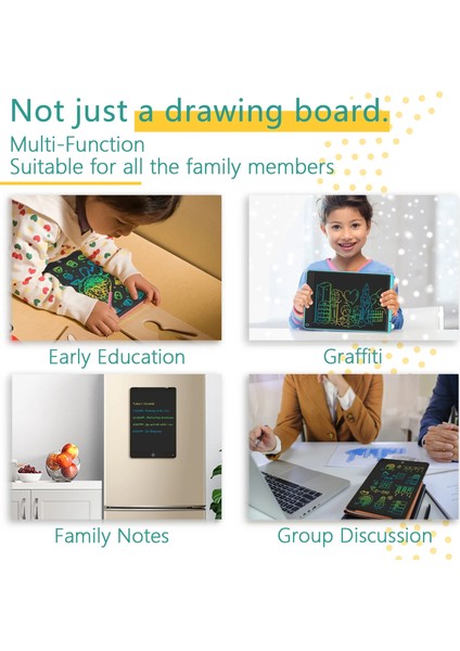 12 Inç Renkler Kırmızı Stil Inç Büyük Boy Elektronik LCD Yazma Tableti Çizim Tahtası Graffiti Pad Doodle Kurulu Eğitim Öğrenme Oyuncaklar ve Çocuklar Için Hediyeler (Yurt Dışından) modelleri