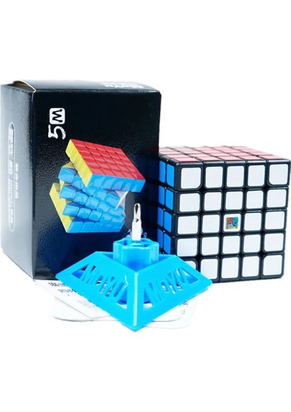 5m Siyah Stil Moyu Meilong M Manyetik Sihirli Küp Hız Küp Mıknatıs Bulmaca Küp 2x2 3x3 Cubo Magico 4x4 5X5M Çocuklar Hediye (Yurt Dışından)