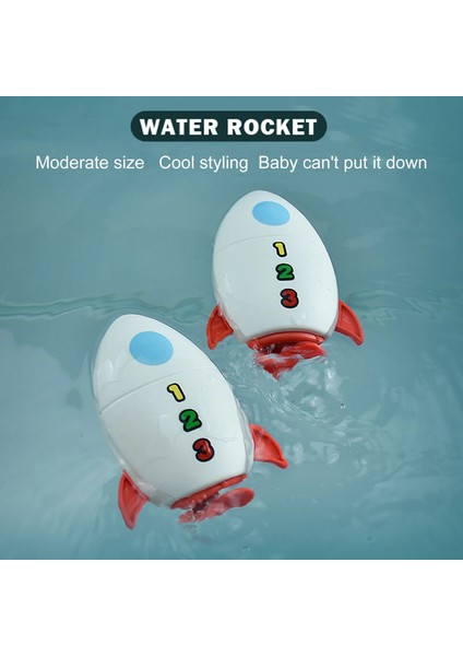 Roket Tarzı Bebek Banyo Oyuncak Clockwork Turbo Tahrikli Roket Çocuk Su Oyun Oyuncaklar Karikatür Clockwork Roket Banyo Su Oynayan Oyuncaklar (Yurt Dışından) fırsatları