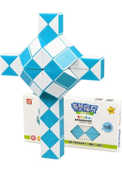 Bordo Tarzı Qıyı 72 Segment Sihirli Kural Yılan Küp Çeşit Diy Elastik Değişen Popüler Büküm Dönüştürülebilir Çocuk Bulmaca Oyuncak Çocuklar Için (Yurt Dışından)