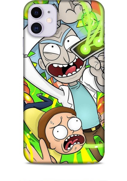 Apple iPhone 11 Kılıf Caliburn 7 Rick And Morty Desenli Kılıf