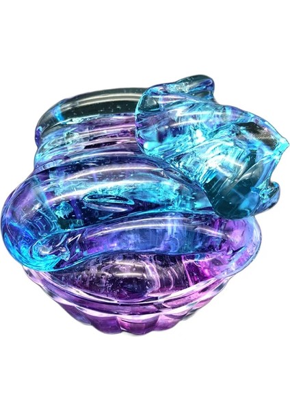 Mavi Mor Slime Tarzı Dıy Magic Mix Kristal Balçık Oyuncaklar Malzemeleri Temizle Kabarık Köpük Macun Hamuru Bulut Balçık Topu Kil Kum Kiti Çocuklar Için (Yurt Dışından)