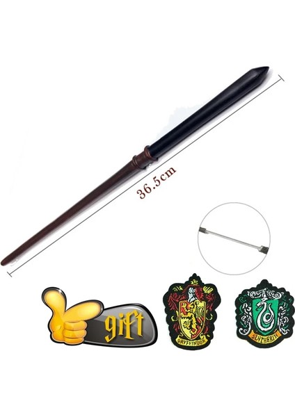 Draco Malfoy Stili 27 Tür Çömlekçi Değneklerini Colsplay Metalıron Core Dumbledore Luna Değnek Kid Sihirli Değnek Hediye ile Kutu Yok Potter Prop (Yurt Dışından)