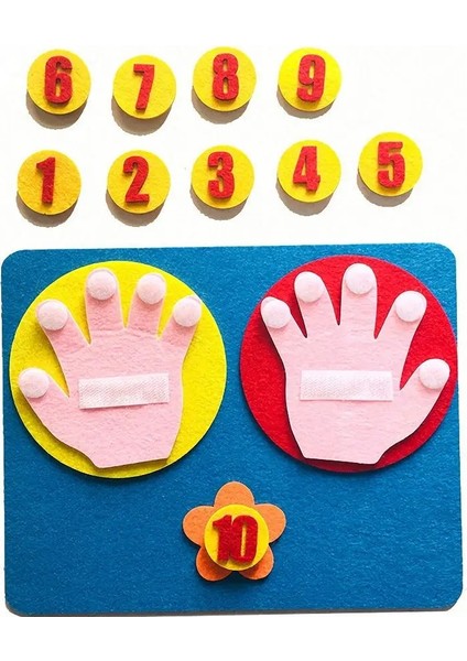 Stil D Stili 1 Takım El Yapımı Keçe Parmak Numaraları Matematik Oyuncak 25*20 cm Çocuk Sayma Matematik Oyuncak Öğretim Yardımcıları Çocuklar Için Dıy Örgü Zanaat Montessori (Yurt Dışından)