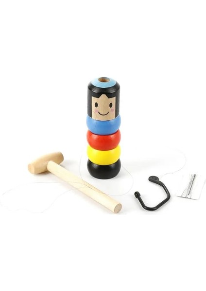 Beyaz Stil Taşınmaz Tumbler Sihirli Inatçı Ahşap Adam Oyuncak Komik Kırılmaz Oyuncak Sihirli Hileler Yakın Çekim Sahne Sihirli Hileler Oyuncaklar Sihirli Hediyeler (Yurt Dışından)